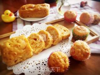 #aca烤明星大赛#mango Small Cakes ~ A Simple Quick Cake that Can Eat The Pulp recipe