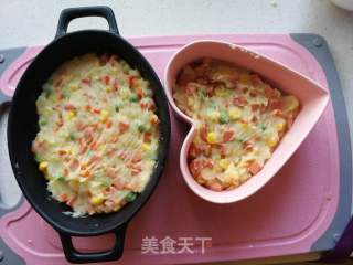 Cheese Baked Mashed Potatoes recipe