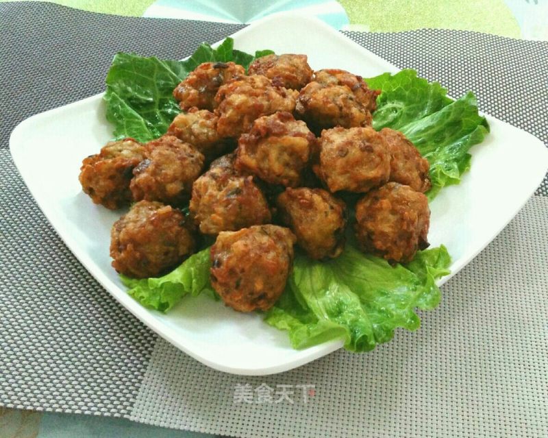 Lotus Root Meatballs recipe