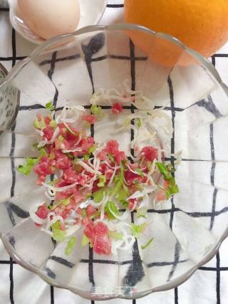 Orange Steamed Egg recipe