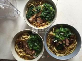 Carrot Braised Pork Noodle recipe