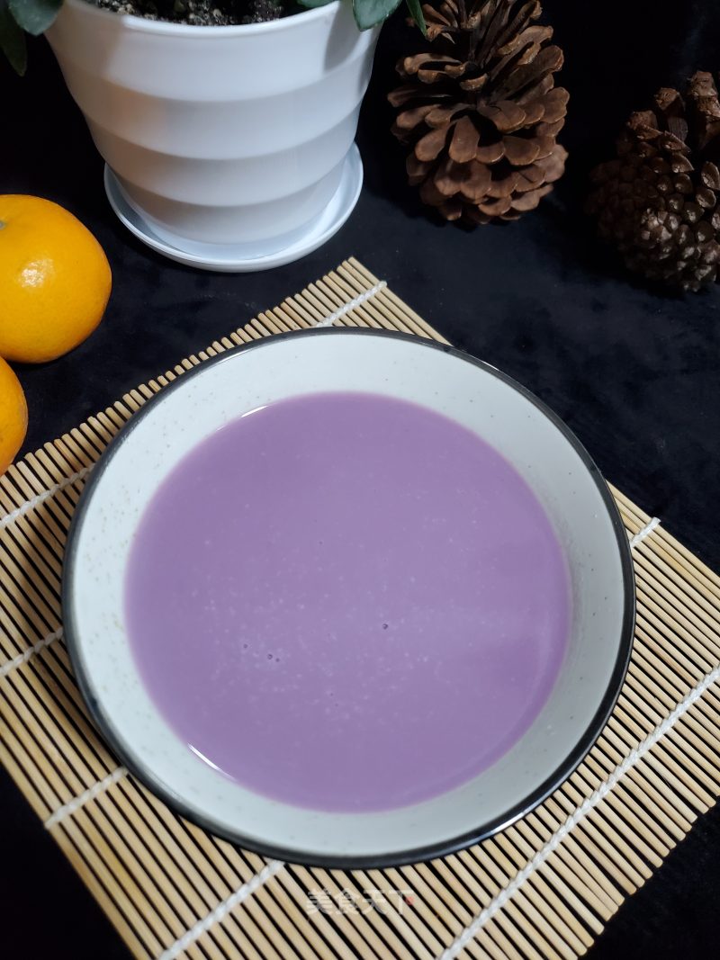 Purple Sweet Potato Yam Soy Milk recipe
