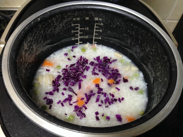 Vegetable Fragrant Rice Porridge recipe