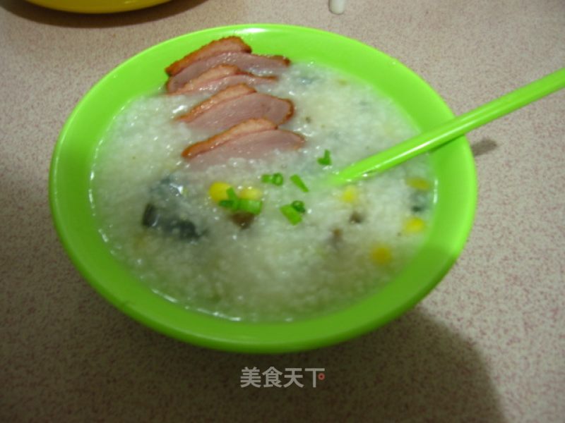Pinzhenke Wuchang Rice Flower Fragrant Rice Report——preserved Egg Roasted Duck Congee recipe