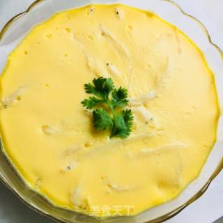 Whitebait Steamed Egg recipe