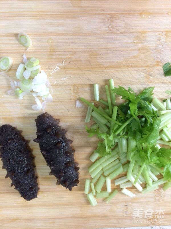 Sea Cucumber Celery recipe