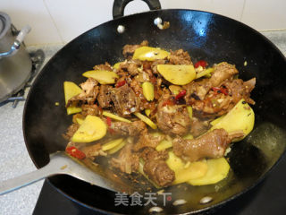 Good Fortune---imitate Xinjiang Large Plate Chicken recipe