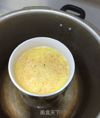 Mom's Taste-steamed Egg with Shrimp Skin recipe