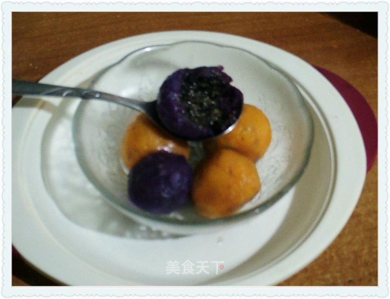 Two-color Glutinous Rice Balls recipe