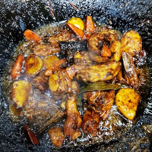 Carrot and Potato Roast Chicken recipe
