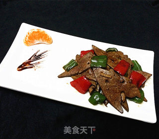 #信之美#fried Pork Liver recipe