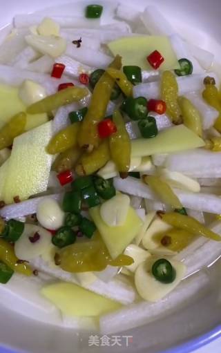 Pickled Pepper and White Radish recipe