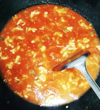 Stir-fried Cheese Rice Cake with Tomatoes recipe