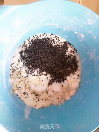 Black Sesame Milk Biscuits recipe