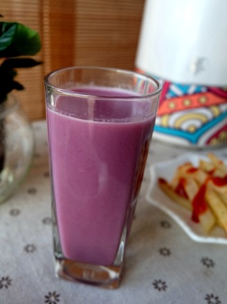 Purple Sweet Potato Rose Oatmeal Soy Milk recipe