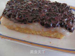 【kaifeng】three-color Cut Cake recipe