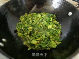 #春食野菜香# Fried Broad Beans with Yezhou Celery recipe