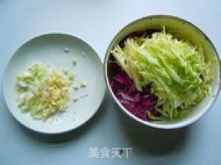 Two-color Cabbage Pancake Shreds recipe