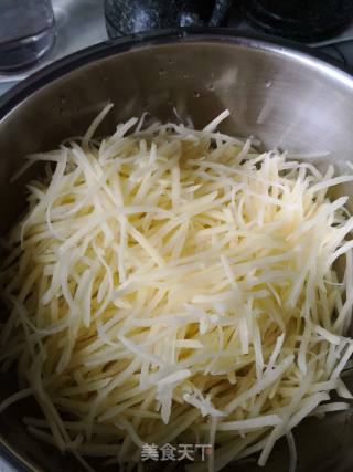 Cold Tofu Skin (dry Tofu) Potato Shreds recipe