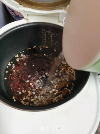 Double Red and Black Rice Porridge recipe