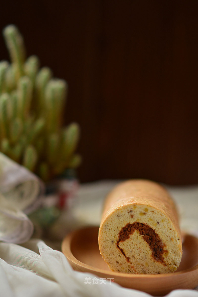 Pork Floss Cake Roll recipe