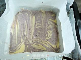 Purple Sweet Potato Marble Cake recipe