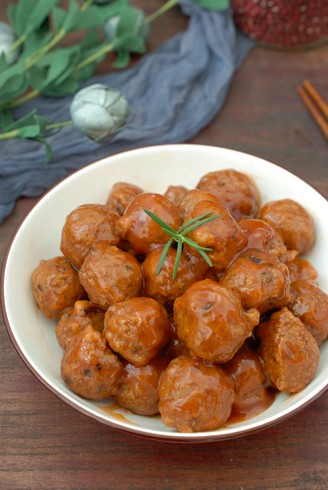 Sweet and Sour Beef Balls, Delicious and Nutritious