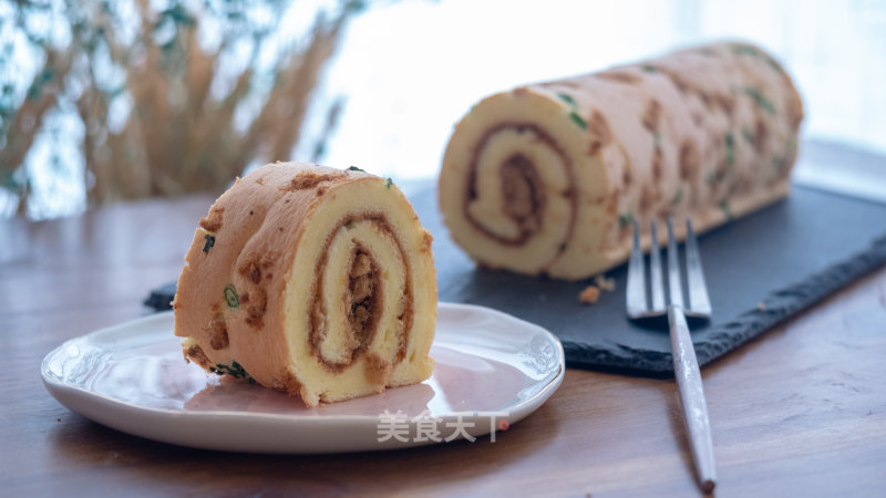 Pork Floss Cake Roll [first Taste Diary] recipe