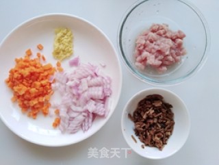Lean Pork Rice with Tea Tree Mushroom recipe