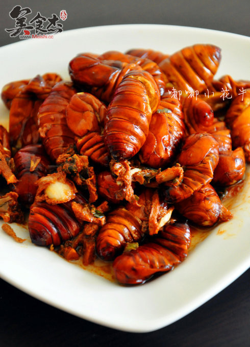 Spiced Silkworm Pupa recipe