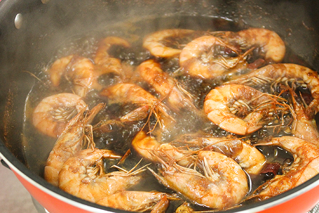 Braised Prawns recipe