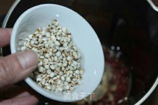 #花样美食#red Bean Barley Paste recipe