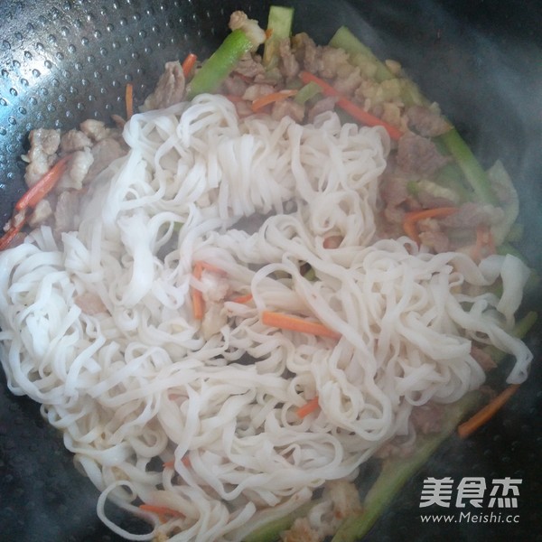 Fried Rice Noodles recipe