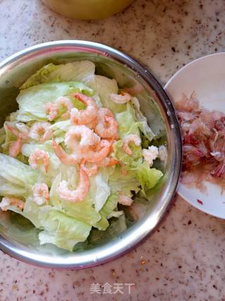 Lettuce and Shrimp Salad recipe