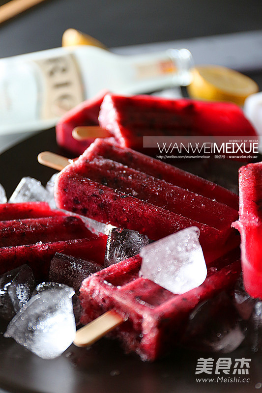 Peach Berry Popsicle recipe