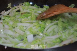Stir-fried Shandong Chinese Cabbage with Ginger recipe