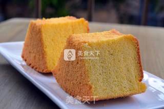 #aca烤明星大赛# Pumpkin Chiffon Cake recipe