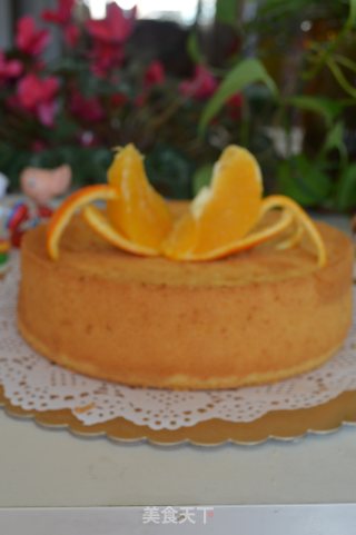 8-inch Orange Chiffon Cake-orange Fragrance recipe