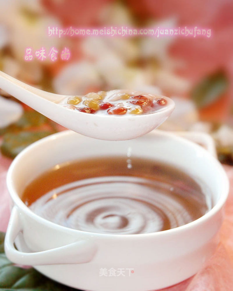 Red Bean Lily Barley Soup recipe