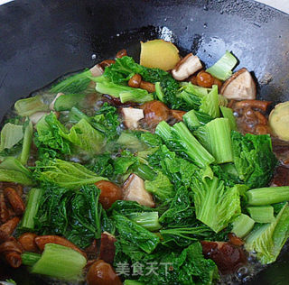 Mushroom Stewed with Cabbage recipe