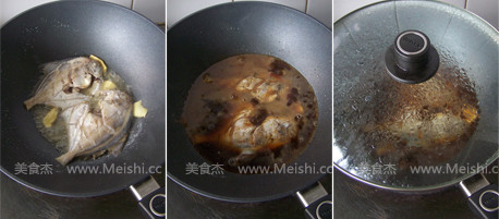 Braised Pomfret recipe