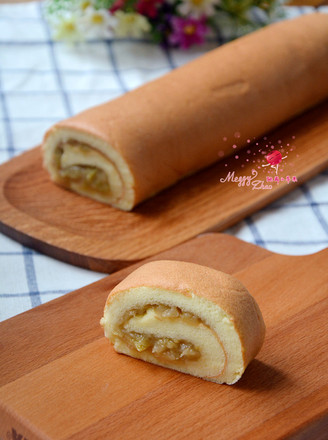 Peach Butter Cake Roll