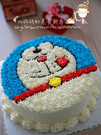 Doraemon Birthday Cake recipe