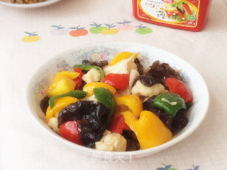 Stir-fry with Colored Peppers recipe