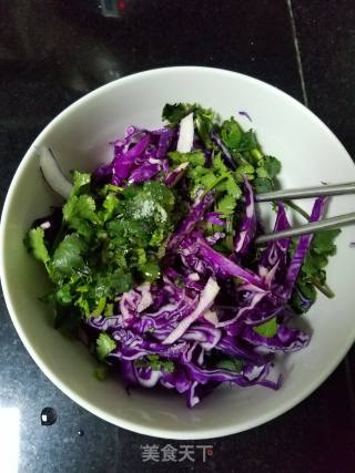 Refreshing Mixed Purple Cabbage recipe