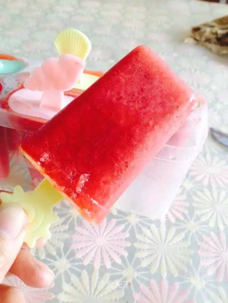 Strawberry Popsicles recipe