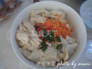 Yuba Mixed with Shredded Chicken recipe