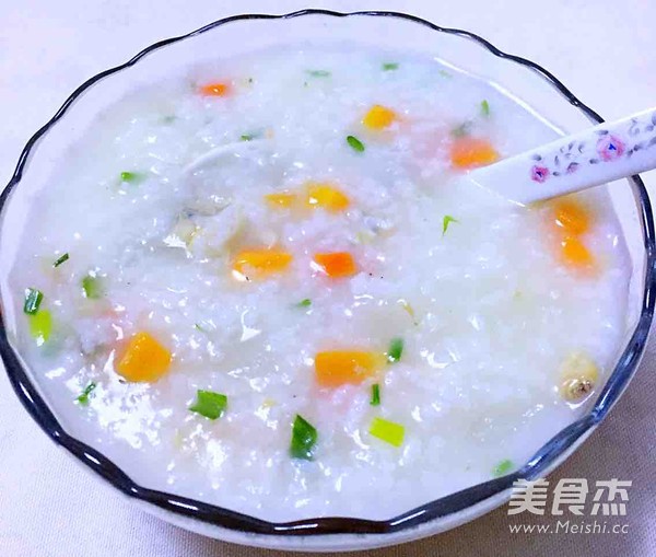 Casserole Seafood Porridge recipe