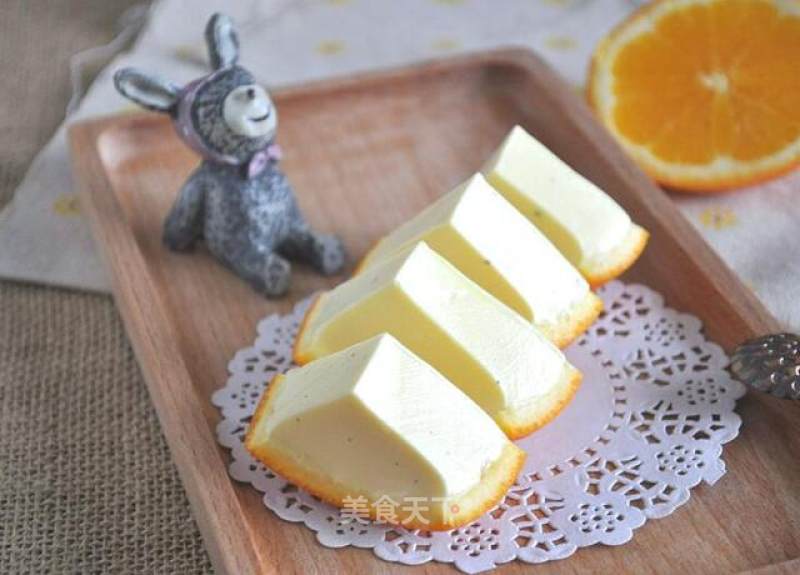 Orange Panna Cotta, Suitable for Summer, The Taste is Super Ice Cream recipe