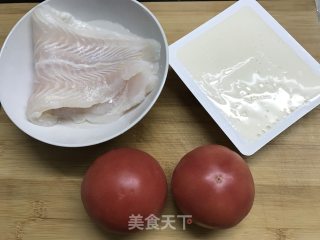 Tofu with Tomato and Dragon Fish in Casserole recipe